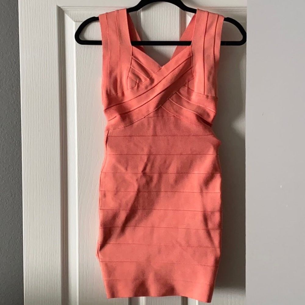 Luxe bandage bodycon dress
